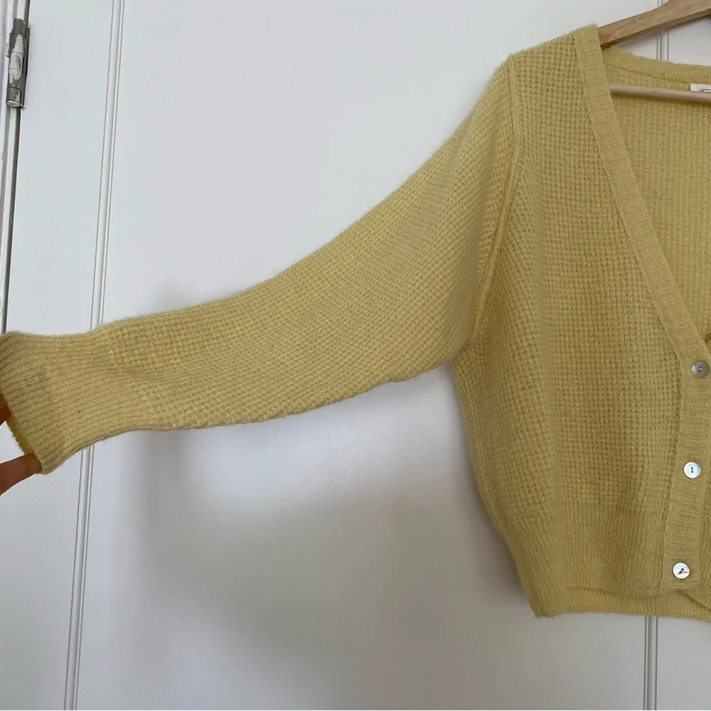 American Vintage yellow cardigan sweater - Picture 5 of 9